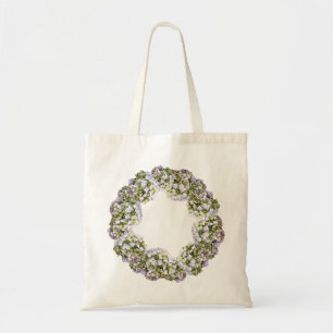 Hydrangea Wreath Tote Bag