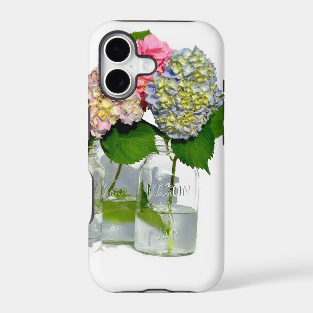 hydrangeas and mason jar (Back)