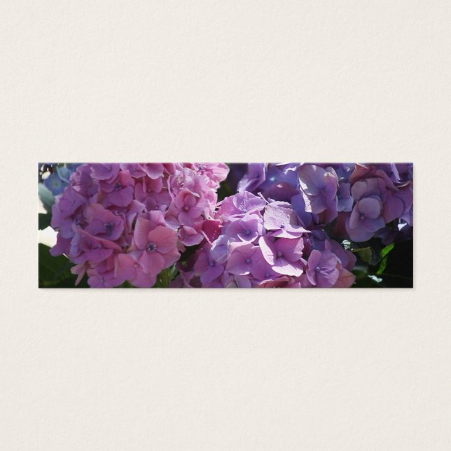 hydrangeas bookmark (Front)