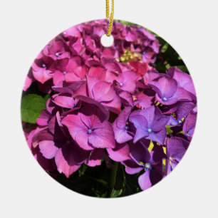 Hydrangeas Ceramic Tree Decoration