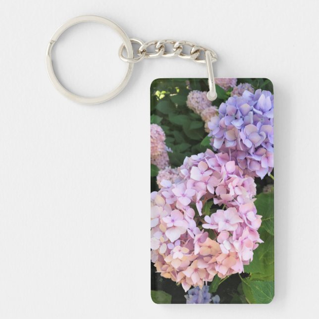 Hydrangeas Key Ring (Front)