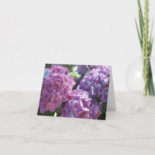 hydrangeas note card