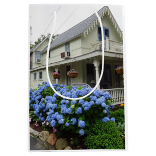Hydrangeas on the Corner - Martha's Vineyard Medium Gift Bag
