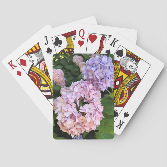 Hydrangeas Playing Cards (Back)