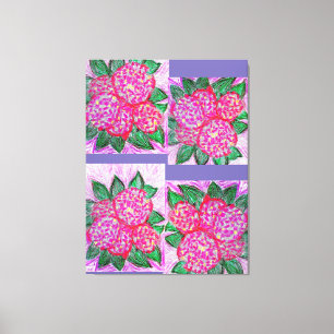 HYDRANGEAS Premium Wrapped Canvas (Gloss)