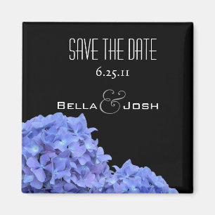 Hydrangeas Save the Date Magnet