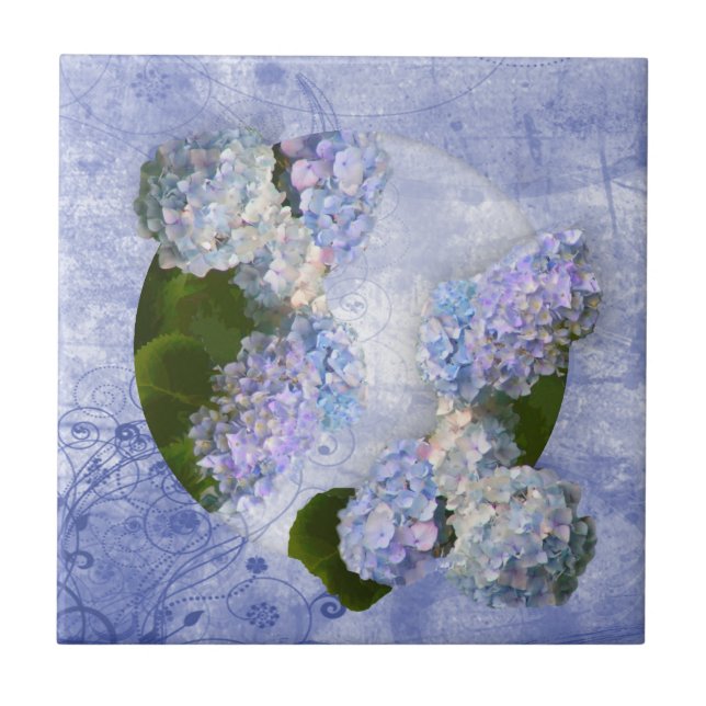 HydrangeaTile Tile (Front)
