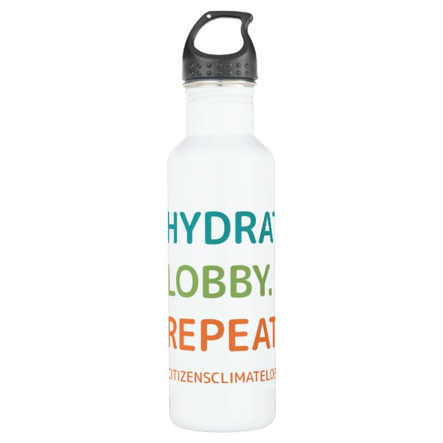 Hydrate Lobby Repeat Water Bottle (Front)