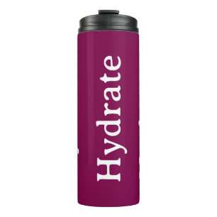 Hydrate Maroon Thermal Tumbler
