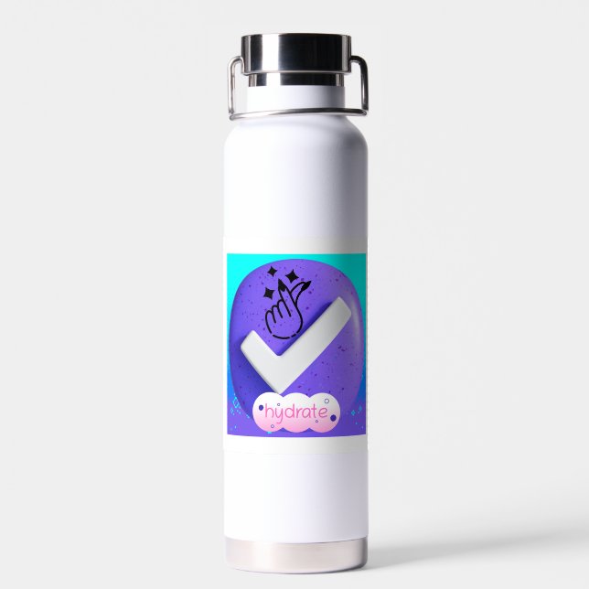 Hydrate Water Bottle (Back)