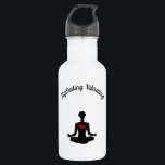 Hydrating Vibrating Water Bottle<br><div class="desc">Stay refreshed and energised with our "Vibrating & Hydrating" Stainless Steel water bottle. This sleek, serene white and durable bottle features a bold black silhouette and vibrating heart, creating a stylish and grounding aesthetic. Easy to carry, while keeping your water cool. Perfect for daily hydration, workouts, or moments of mindfulness,...</div>