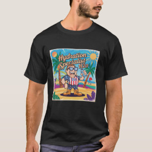 Hydration Specialist H2O Hydrology Father Happy Dr T-Shirt