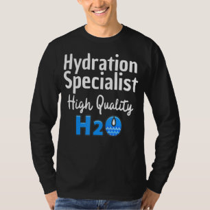 Hydration Specialist H2o Waterboy Team Manager T-Shirt