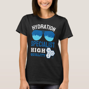 Hydration Specialist Team Manager Football Water B T-Shirt