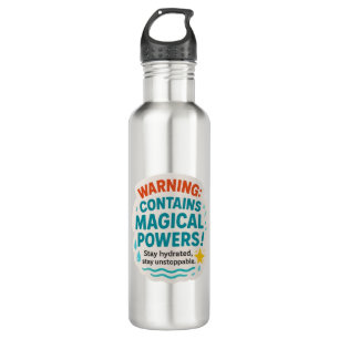 Hydration Warning Sticker 710 Ml Water Bottle