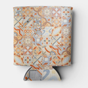 Hydraulic cement tiles: mosaic trend. can cooler