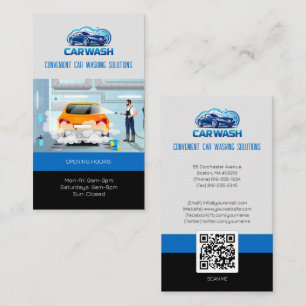 Hydro Car Wash Services Professional Business Card