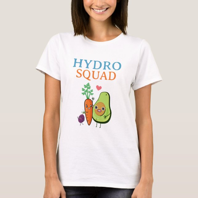 Hydro Squad Hydroponics Guide T-Shirt (Front)