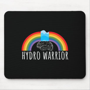 Hydro Warrior Hydrocephalus Awareness Brain Shunt Mouse Pad