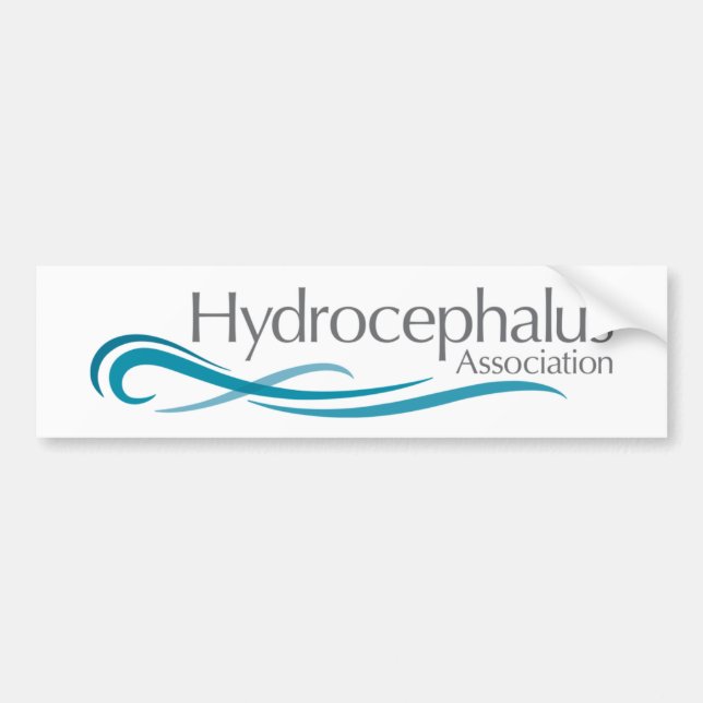 Hydrocephalus Association Logo Bumper Sticker (Front)
