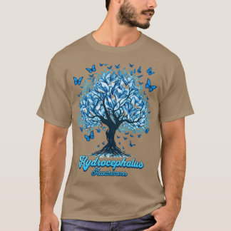 Hydrocephalus Awareness Butterfly Support T-Shirt