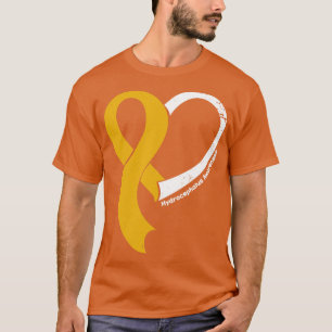 Hydrocephalus Awareness Hope Love Heart Ribbon Hap T-Shirt