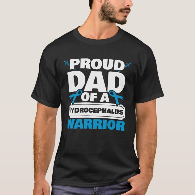 Hydrocephalus Support Brain Tumour Hydrocephalus A T-Shirt (Front)
