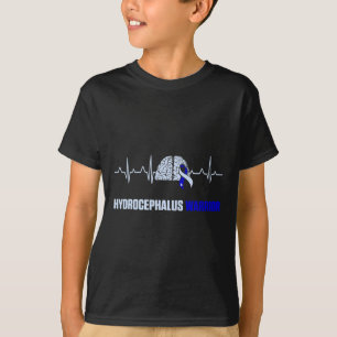 Hydrocephalus Survivor Heartbeat Awareness Warrior T-Shirt
