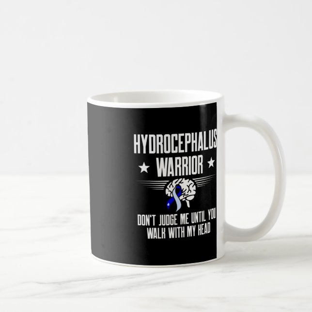 Hydrocephalus Survivor Judge Awareness Warrior 1 Coffee Mug (Right)