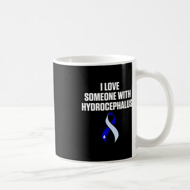 Hydrocephalus Survivor Love Awareness Warrior  Coffee Mug (Right)