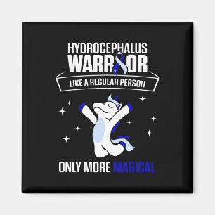 Hydrocephalus Survivor Magical Awareness Warrior D Magnet
