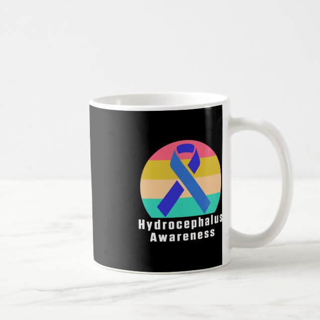 Hydrocephalus Survivor Medical Awareness Warrior  Coffee Mug (Right)