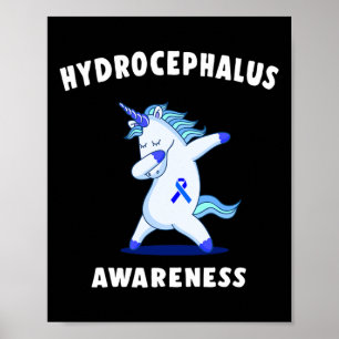 Hydrocephalus Survivor Nutrition Awareness Warrior Poster