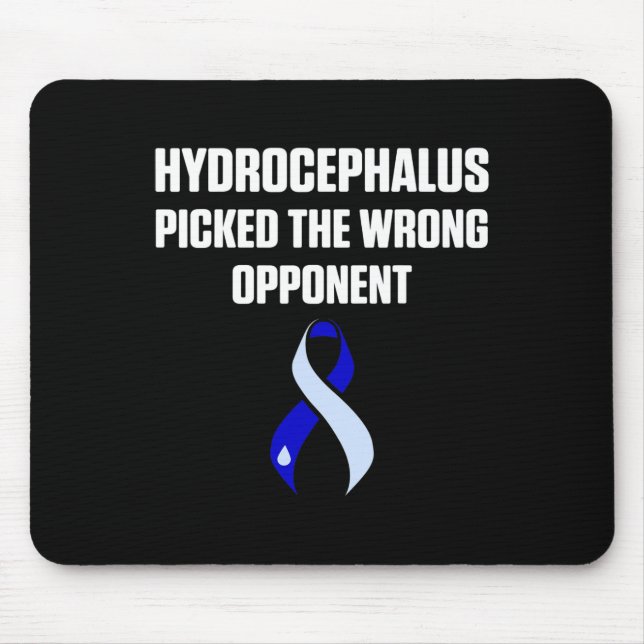 Hydrocephalus Survivor Opponent Awareness Warrior  Mouse Pad (Front)