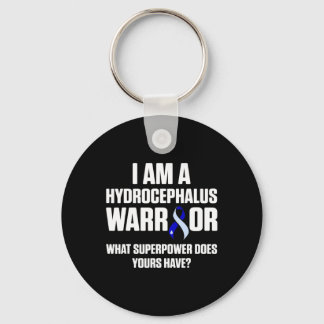 Hydrocephalus Survivor Power Awareness Warrior  Key Ring
