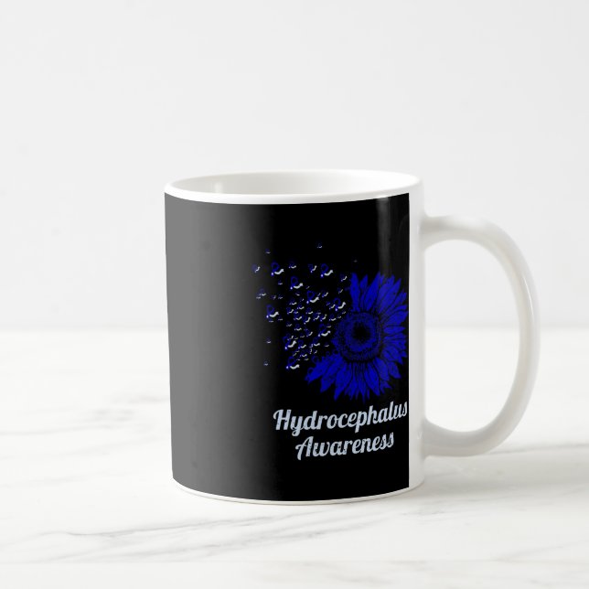 Hydrocephalus Survivor Proud Awareness Warrior 1 Coffee Mug (Right)