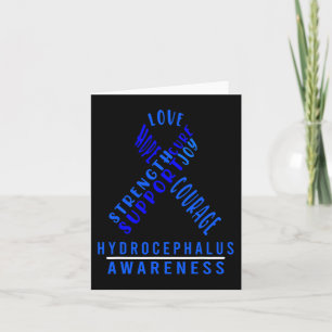 Hydrocephalus Survivor Safety Awareness Warrior Card