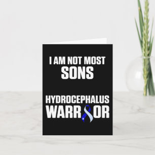 Hydrocephalus Survivor Sons Awareness Warrior  Card