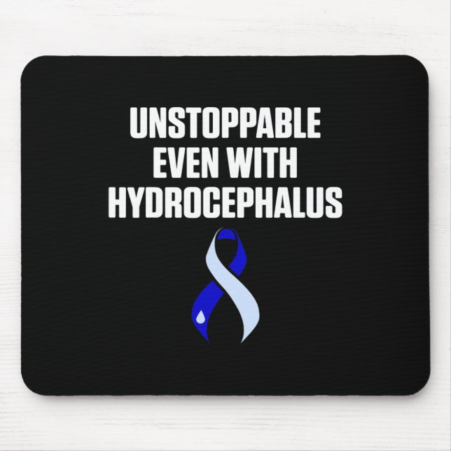 Hydrocephalus Survivor Stop Awareness Warrior 3 Mouse Pad (Front)