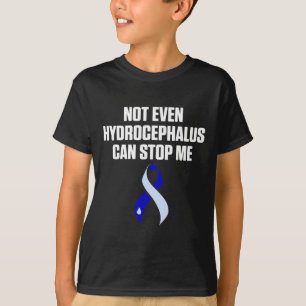 Hydrocephalus Survivor Stop Awareness Warrior  T-Shirt
