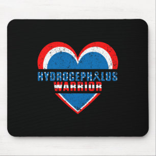 Hydrocephalus Survivor Support Awareness Warrior 1 Mouse Pad