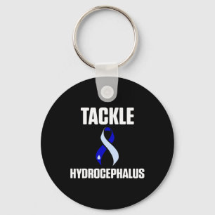 Hydrocephalus Survivor Tackling Awareness Warrior  Key Ring