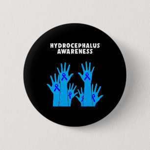 Hydrocephalus Survivor Therapeutic Awareness Warri 6 Cm Round Badge
