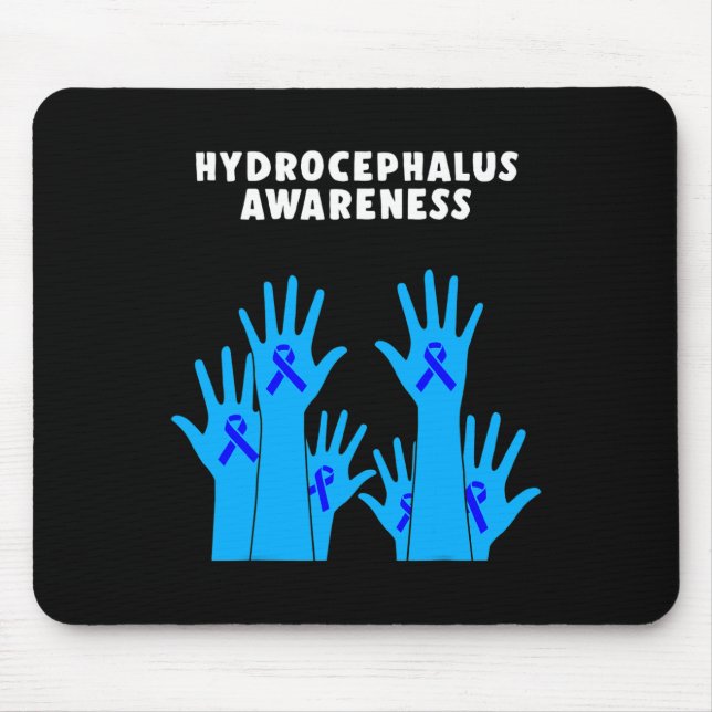 Hydrocephalus Survivor Therapeutic Awareness Warri Mouse Pad (Front)
