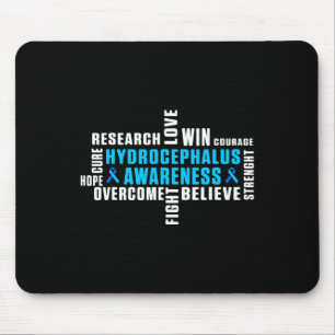 Hydrocephalus Survivor Treating Awareness Warrior  Mouse Pad