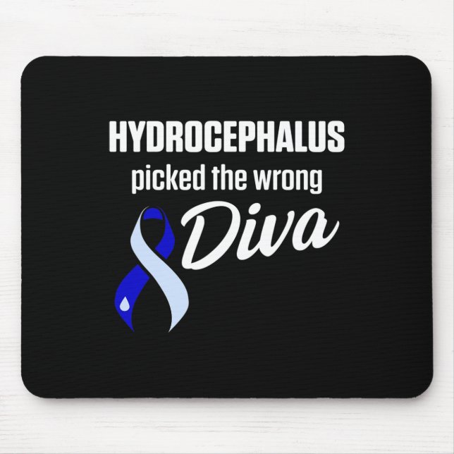 Hydrocephalus Survivor Wrong Awareness Warrior 1 Mouse Pad (Front)