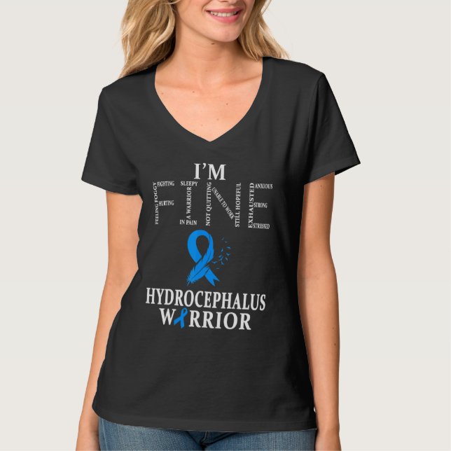 Hydrocephalus Warrior Im Fine T-Shirt (Front)