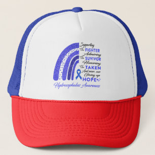 Hydrocephalus Warrior Supporting Fighter Trucker Hat