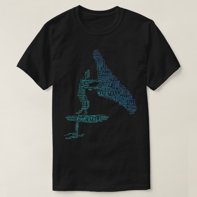 Hydrofoil Wingfoil Kitesurfing Wingsurf Men Women  T-Shirt (Design Front)