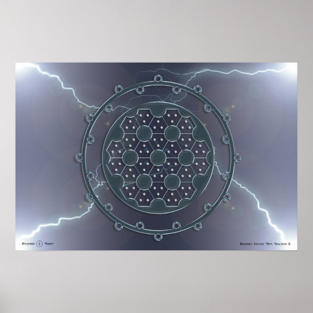 Hydrogen-5 Isotopic Mass Simulator II Poster (Front)